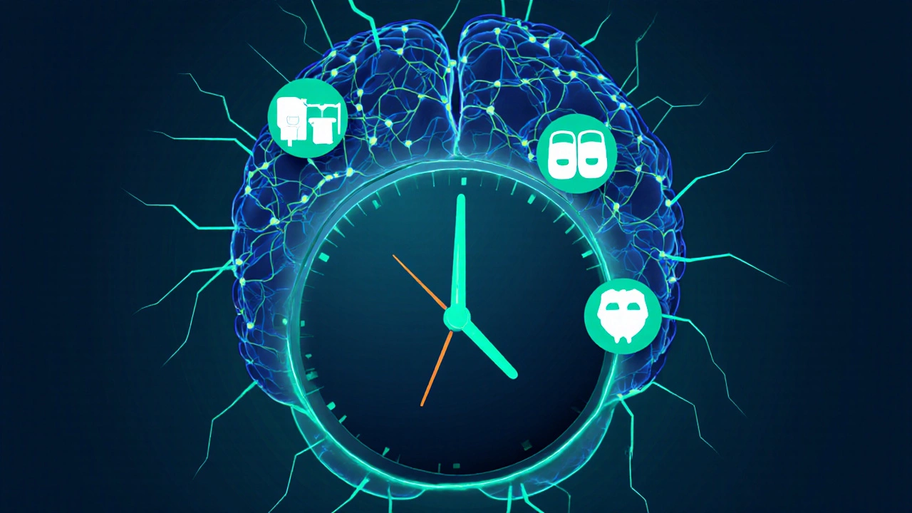 A brain with glowing neural connections representing fast learning of driving skills.