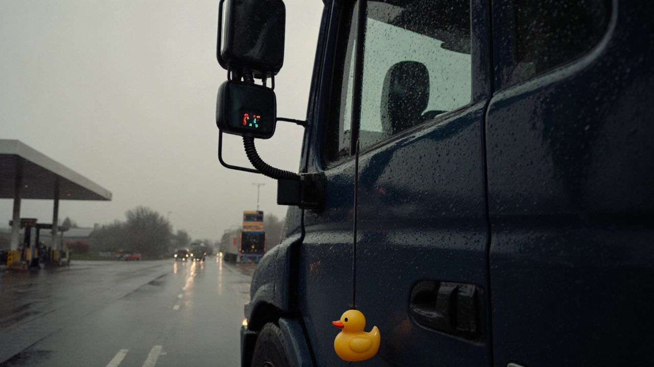 What Does 'Rubber Ducky' Mean in CB Talk for HGV Drivers?