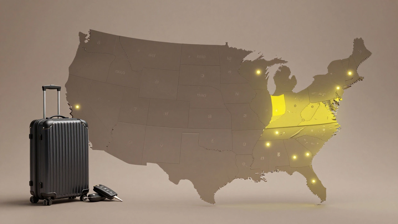 Calendar flipping fast over a U.S. map highlighting states with the quickest licensing paths.