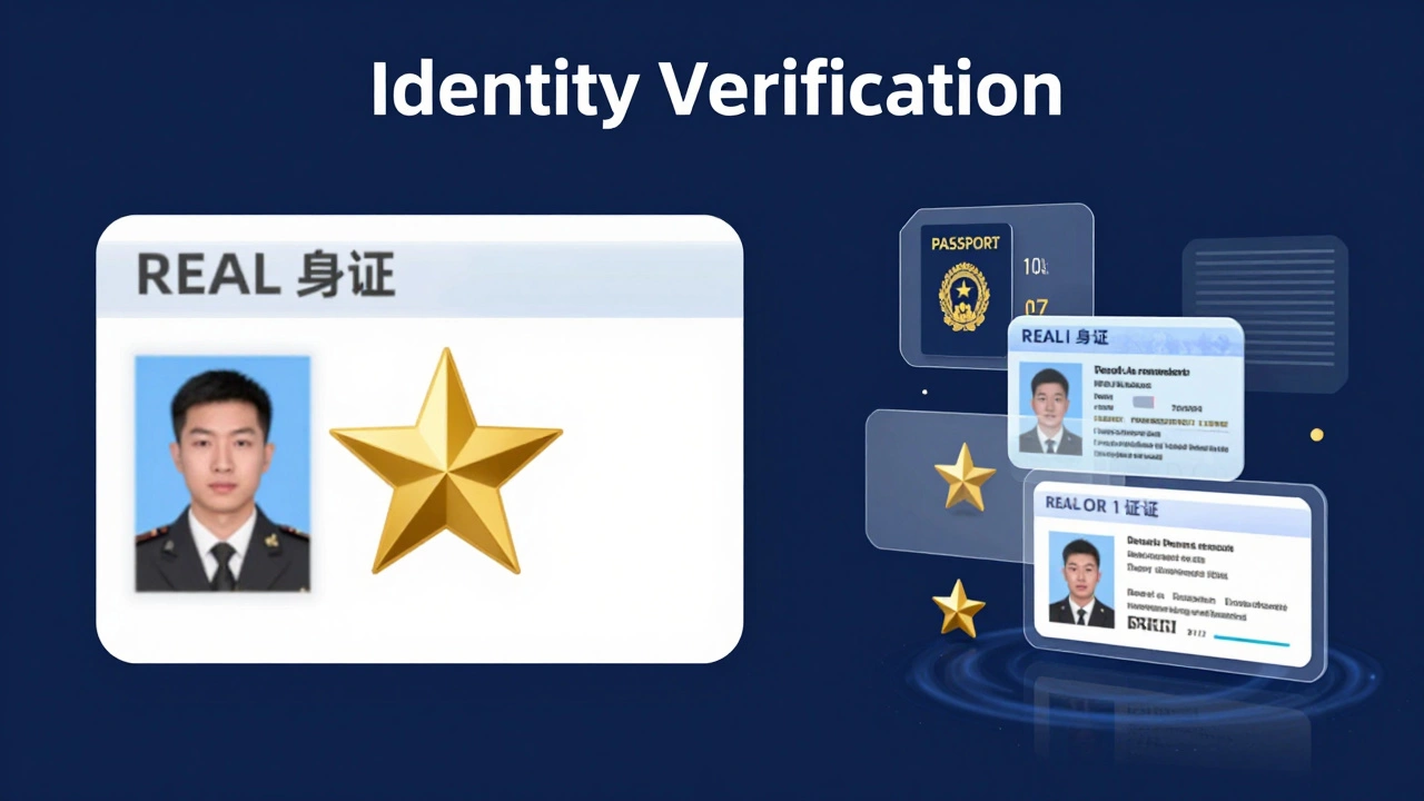 Conceptual illustration of various government-issued identity documents